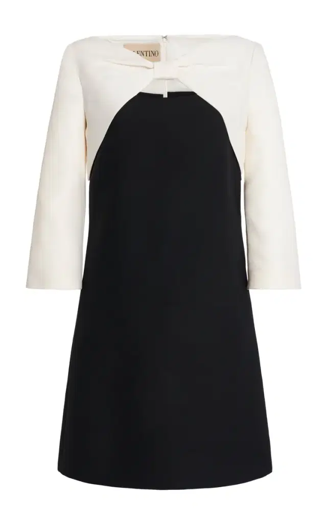 Valentino Garavani Couture Virgin-Wool Blend Mini Dress