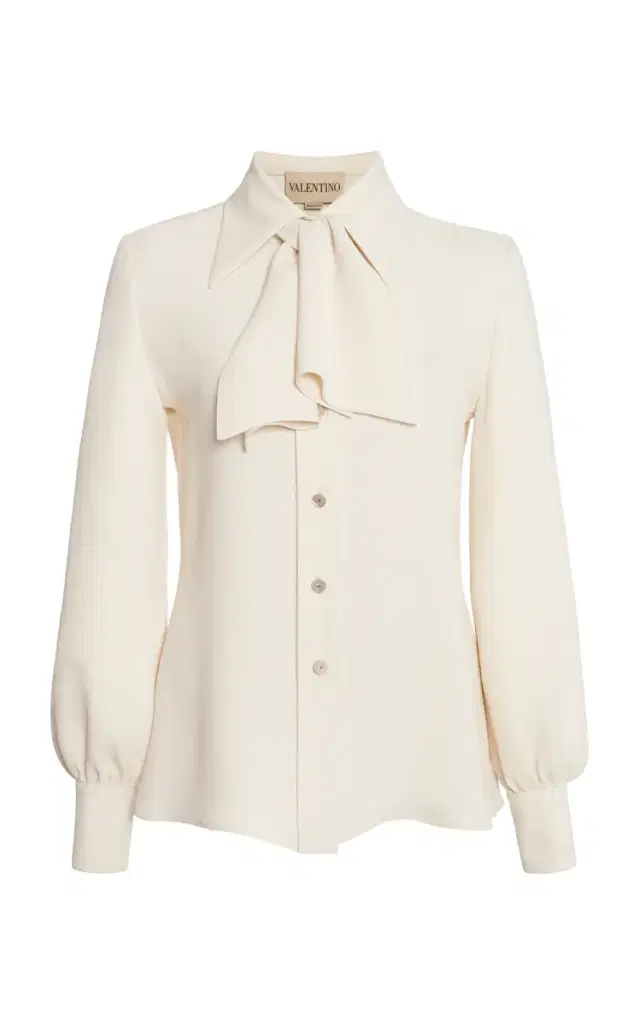 Couture Silk-Cady Blouse