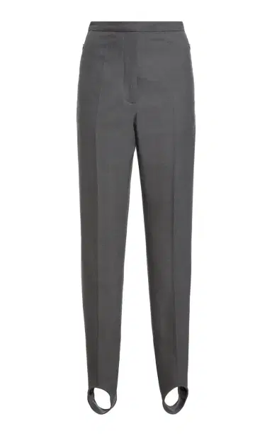Dries Van Noten Pandora Stirrup Merino Stretch-Wool Pants | Thumbnail 5