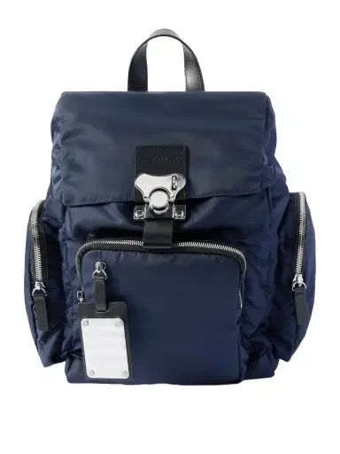 FPM Milano Bank on the Road Butterfly PC Small Leather-Trimmed ECONYL® Backpack - Men | Thumbnail 1 FPM Milano Bank on the Road Butterfly PC Small Leather-Trimmed ECONYL® Backpack - Men | Thumbnail 1