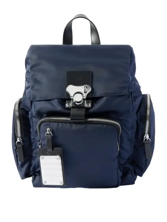 FPM Milano Bank on the Road Butterfly PC Small Leather-Trimmed ECONYL® Backpack - Men
