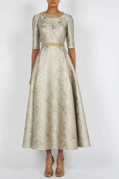 Reem Acra Embellished Cocktail Dress | Thumbnail 2