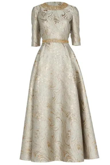 Reem Acra Embellished Cocktail Dress | Thumbnail 1