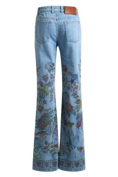 Etro Printed Flare Jeans | Thumbnail 7 Etro Printed Flare Jeans | Thumbnail 7