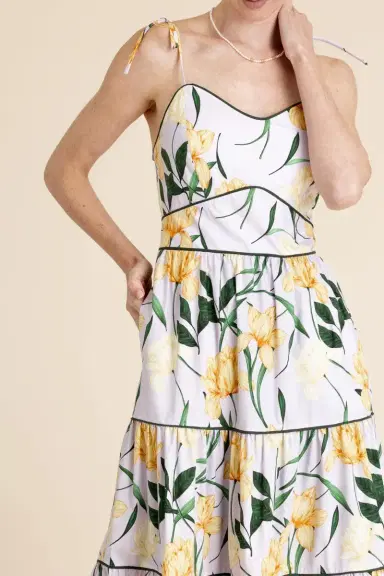 CHRISTY LYNN Saphina Dress - Lilac Florette | Thumbnail 3