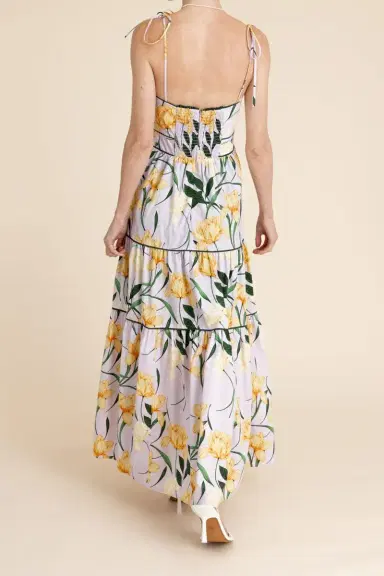 CHRISTY LYNN Saphina Dress - Lilac Florette | Thumbnail 4