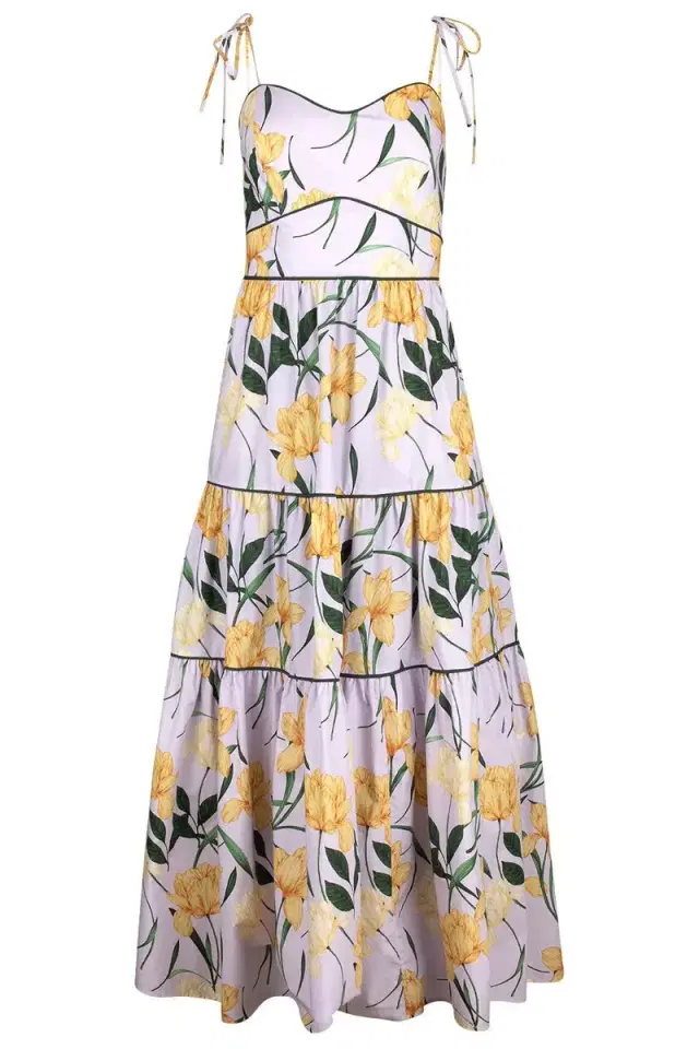 Saphina Dress - Lilac Florette