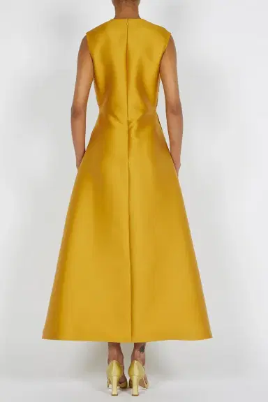 Reem Acra Sleeveless Embellished Kaftan | Thumbnail 5 Reem Acra Sleeveless Embellished Kaftan | Thumbnail 5
