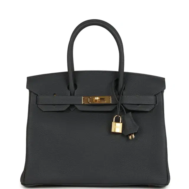 hermes Hermes Birkin 30 Ardoise Togo Gold Hardware
