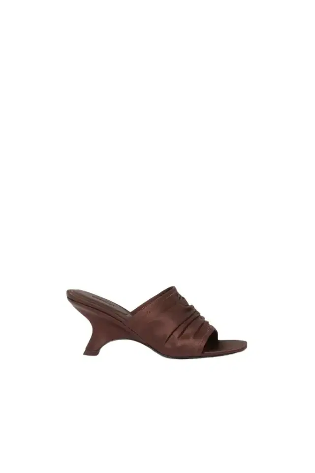 Shadow Mule Satin Sandal