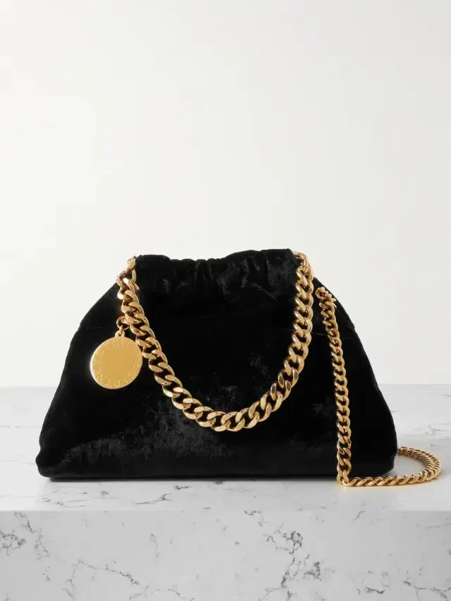 Velvet Shoulder Bag