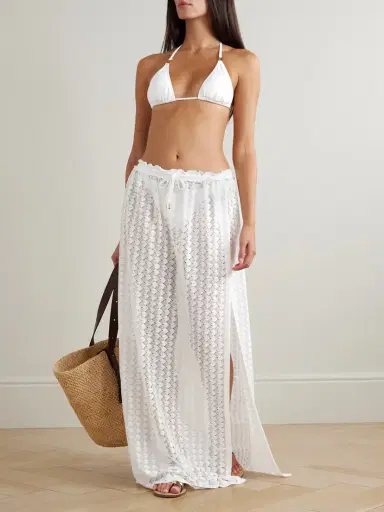 Melissa Odabash Mendi Open-knit Maxi Skirt | Thumbnail 2