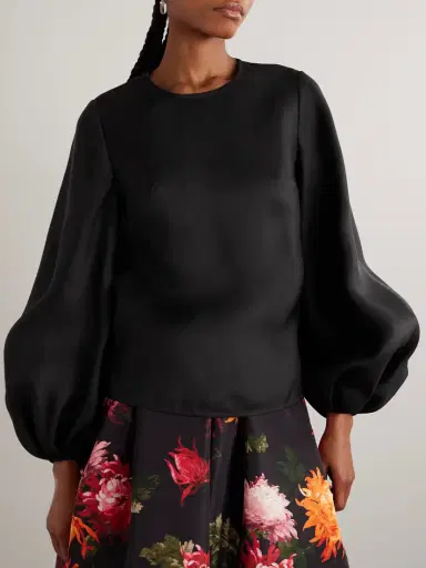 Carolina Herrera Silk Blouse | Thumbnail 3