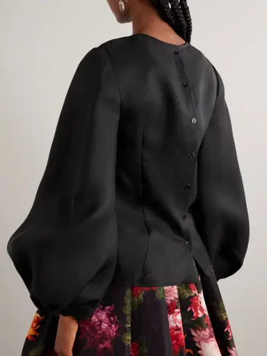 Carolina Herrera Silk Blouse | Thumbnail 4