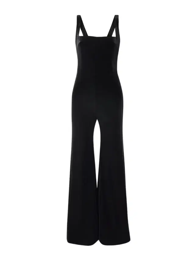 Vesper Satin-trimmed Velvet Jumpsuit