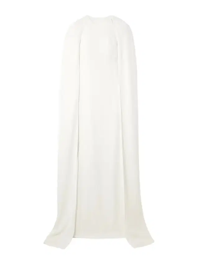 Cape-effect Stretch-cady Gown