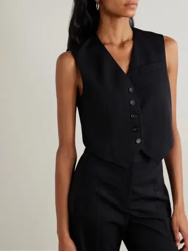 Stella McCartney Twill Vest | Thumbnail 3 Stella McCartney Twill Vest | Thumbnail 3