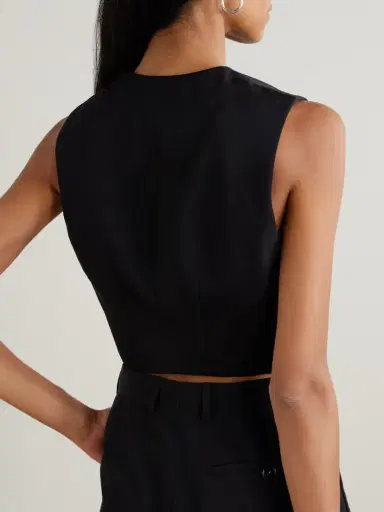 Stella McCartney Twill Vest | Thumbnail 4 Stella McCartney Twill Vest | Thumbnail 4