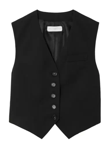 Stella McCartney Twill Vest | Thumbnail 1 Stella McCartney Twill Vest | Thumbnail 1