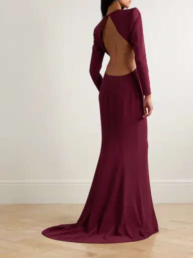 Stella McCartney Open-back Cady Gown | Thumbnail 3