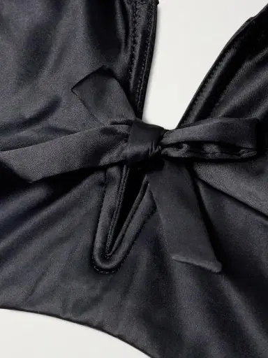 Eres Jean Bow-detailed Satin Soft-cup Tirangle Bra | Thumbnail 4