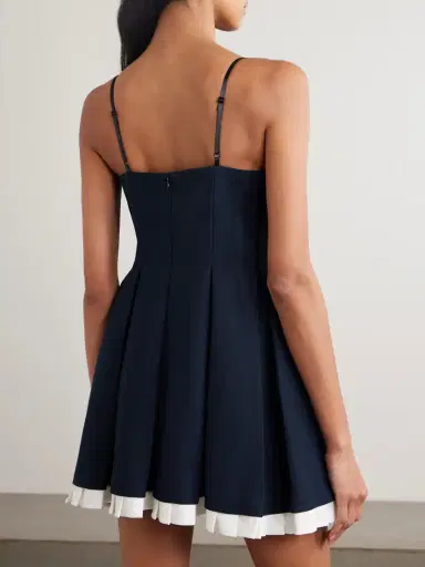 SHUSHU/TONG Layered Pleated Twill Dress | Thumbnail 3 SHUSHU/TONG Layered Pleated Twill Dress | Thumbnail 3