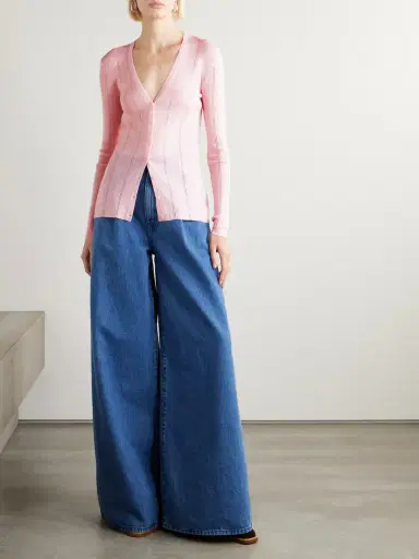 Gabriela Hearst Lillian Pointelle-knit Wool Cardigan | Thumbnail 2 Gabriela Hearst Lillian Pointelle-knit Wool Cardigan | Thumbnail 2
