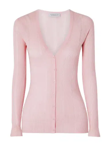 Gabriela Hearst Lillian Pointelle-knit Wool Cardigan | Thumbnail 1 Gabriela Hearst Lillian Pointelle-knit Wool Cardigan | Thumbnail 1