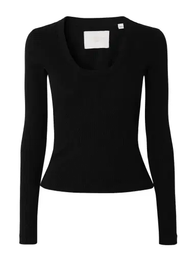 Citizens of Humanity Mara Ribbed Stretch Cotton And Lyocell-blend Jersey Top | Thumbnail 1