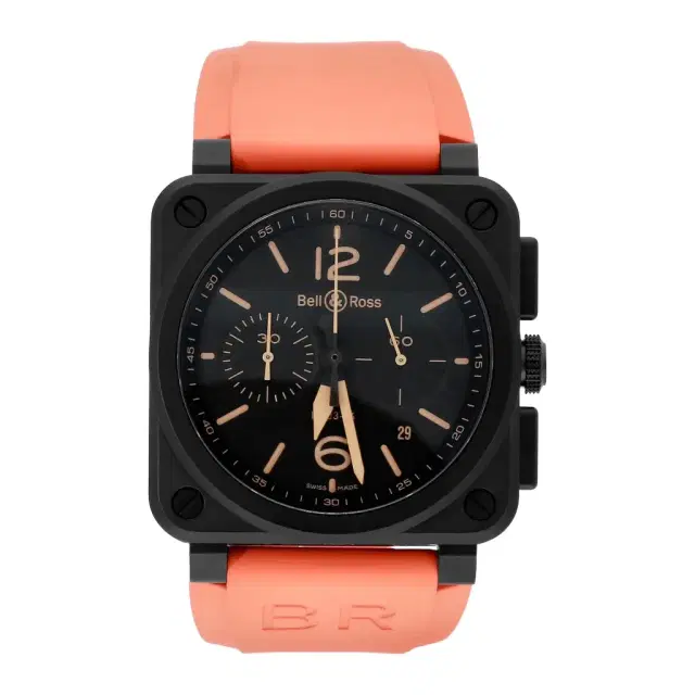 Bell & Ross Heritage Ceramic Orange Automatic Men's Watch by The Solist