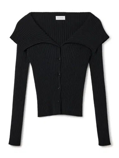 House of Dagmar Merino Rib Cardigan | Thumbnail 1