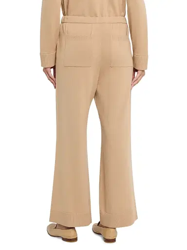 SIMKHAI Women's Travel Cotton-Cashmere Drawstring Pants - Light Camel | Thumbnail 4 SIMKHAI Women's Travel Cotton-Cashmere Drawstring Pants - Light Camel | Thumbnail 4