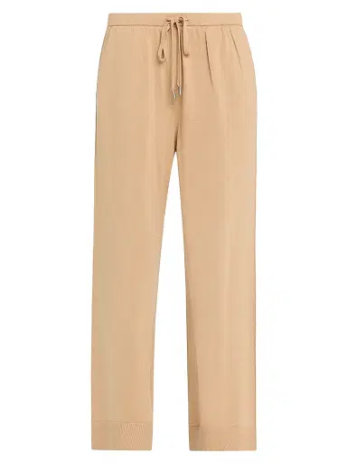 SIMKHAI Women's Travel Cotton-Cashmere Drawstring Pants - Light Camel | Thumbnail 1 SIMKHAI Women's Travel Cotton-Cashmere Drawstring Pants - Light Camel | Thumbnail 1