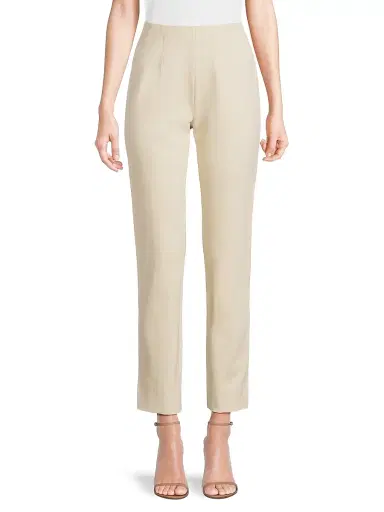 Misook Women's Nia Stretch Slim-Fit Pants - Biscotti - Size XXL | Thumbnail 3 Misook Women's Nia Stretch Slim-Fit Pants - Biscotti - Size XXL | Thumbnail 3
