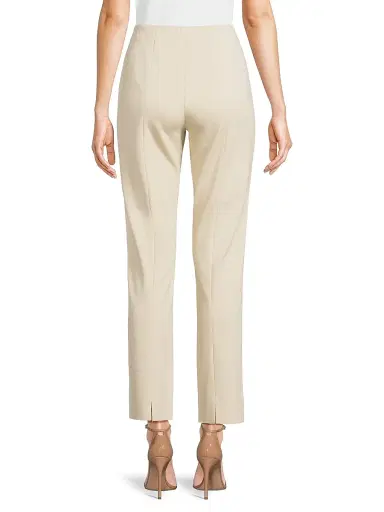 Misook Women's Nia Stretch Slim-Fit Pants - Biscotti - Size XXL | Thumbnail 5 Misook Women's Nia Stretch Slim-Fit Pants - Biscotti - Size XXL | Thumbnail 5
