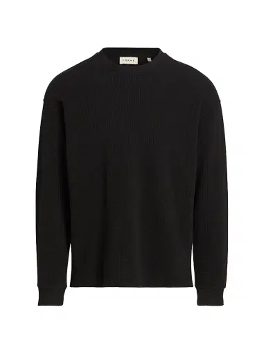 Frame Men's Waffle-Textured Crewneck T-Shirt | Thumbnail 1 Frame Men's Waffle-Textured Crewneck T-Shirt | Thumbnail 1