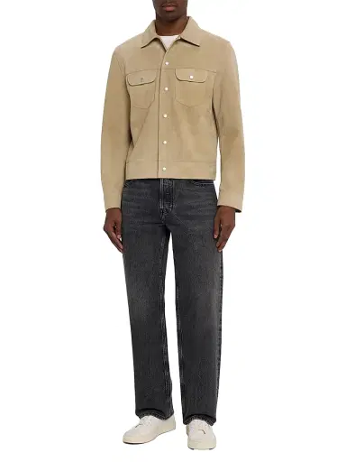Frame Men's Suede Trucker Jacket | Thumbnail 2 Frame Men's Suede Trucker Jacket | Thumbnail 2