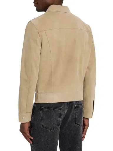 Frame Men's Suede Trucker Jacket | Thumbnail 4 Frame Men's Suede Trucker Jacket | Thumbnail 4