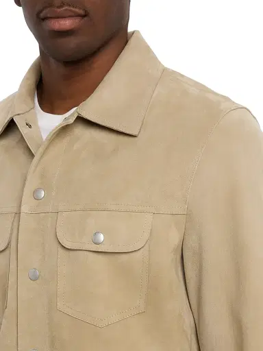 Frame Men's Suede Trucker Jacket | Thumbnail 5 Frame Men's Suede Trucker Jacket | Thumbnail 5