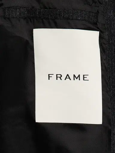 Frame Men's Pinstripe Wool-Blend Double-Breasted Blazer - Dark Grey - Size 34 | Thumbnail 6