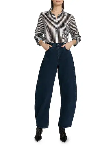 Frame Women's The Bubble Barrel-Leg Jeans | Thumbnail 2