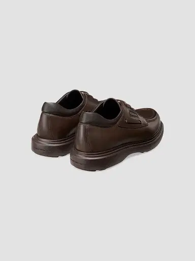 Stuart Weitzman Men's Carlos Leather Oxford Loafers - Dark Brown | Thumbnail 3