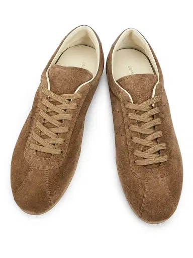 Common Projects Men's Suede Low-Top Driving Shoes - Taupe - Size 14 | Thumbnail 4 Common Projects Men's Suede Low-Top Driving Shoes - Taupe - Size 14 | Thumbnail 4