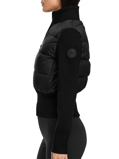 Canada Goose Women's Hybridge Wide Quilt Puffer Jacket - Black Noir - Size XL | Thumbnail 5