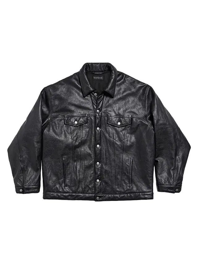 Balenciaga Men's Oversized Padded Jacket - Black