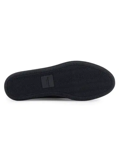 Giorgio Armani Men's Logo Vintage Leather Slip-On Loafers | Thumbnail 4 Giorgio Armani Men's Logo Vintage Leather Slip-On Loafers | Thumbnail 4