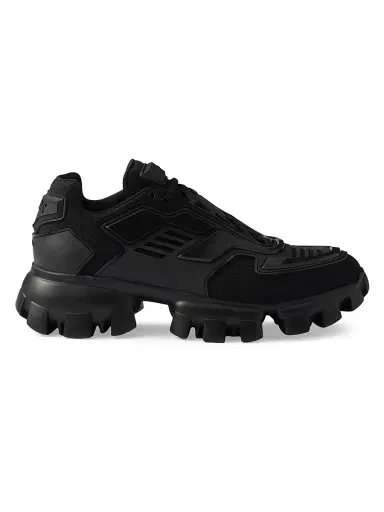 Prada Men's Cloudbust Thunder Knit Fabric Sneakers | Thumbnail 1 Prada Men's Cloudbust Thunder Knit Fabric Sneakers | Thumbnail 1