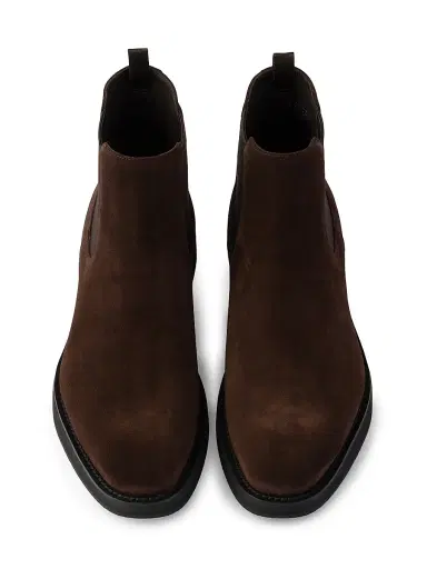 Prada Men's Suede Chelsea Boots - Brown | Thumbnail 2