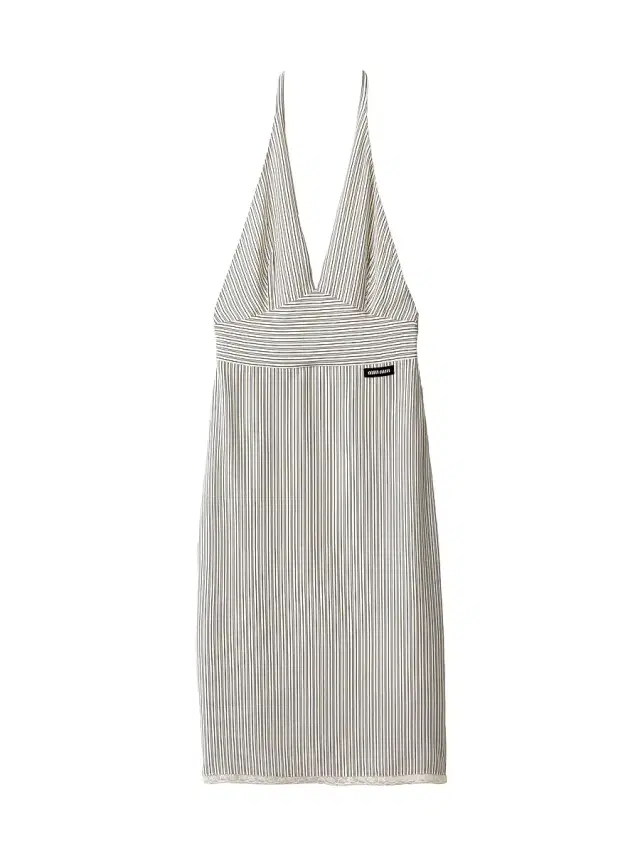 Miu Miu Women's Crêpe De Chine Dress - Beige