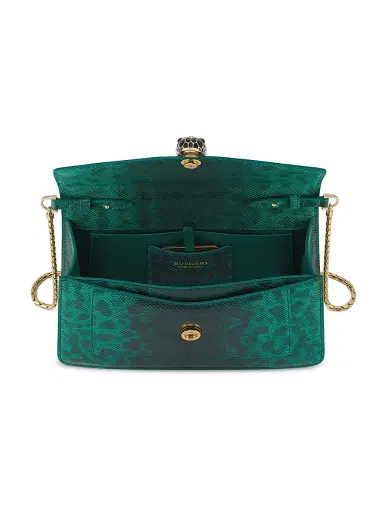 BVLGARI Women's Serpenti Forever Karung Shoulder Bag - Smeraldo Prezioso | Thumbnail 2